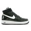 【 NIKE AIR FORCE 1 HIGH 'SHEED' / BLACK WHITE 】 ハイ 黒色 ブラック 白色 ホワイト エアフォース スニーカー メンズ ナイキ