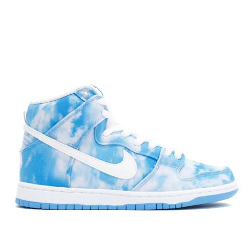 【 NIKE SB DUNK HIGH 'CLOUD' / UNIVERSITY BLUE WHITE UNIVERSITY 】 エスビー ダンク ハイ 青色 ...