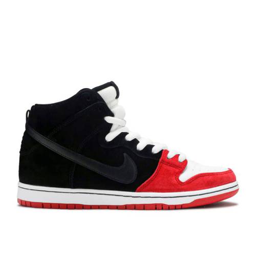 【 NIKE UPRISE X DUNK HIGH PREMIUM SB 'UPRISE' / BLACK BLACK UNIVERSITY RED WHT 】 ダンク ハイ プレミアム エスビー 黒色 ブラック 赤 レッド ダンクハイ スニーカー メンズ ナイキ