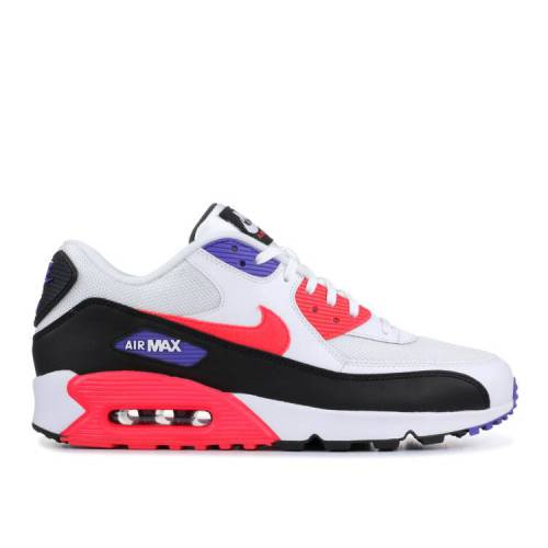 【 NIKE AIR MAX 90 ESSENTIAL 'RAPTORS' / WHITE RED ORBIT PSYCHIC PURPLE 】 マックス 白色 ホワイト 赤 レッド 紫 パープル エアマックス スニーカー メンズ ナイキ
