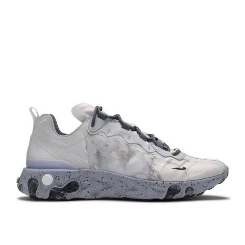 ナイキ NIKE リアクト エレメント ピュア プラチナム 'PURE PLATINUM' スニーカー メンズ 【 PLATINUM NIKE KENDRICK LAMAR X REACT ELEMENT 55 PURE CLEARWOLF GREYBLACK 】