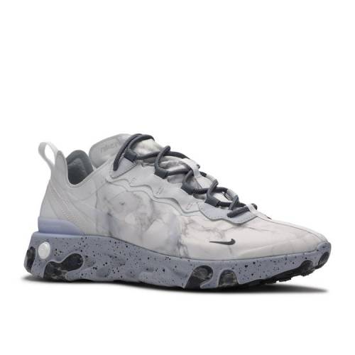 ナイキ NIKE リアクト エレメント ピュア プラチナム 'PURE PLATINUM' スニーカー メンズ 【 PLATINUM NIKE KENDRICK LAMAR X REACT ELEMENT 55 PURE CLEARWOLF GREYBLACK 】