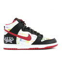 【 NIKE DUNK HIGH PREMIUM 039 LUCHA LIBRE 039 / BLACK SPORT RED WHITE 】 ダンク ハイ プレミアム 黒色 ブラック 赤 レッド 白色 ホワイト ダンクハイ スニーカー メンズ ナイキ