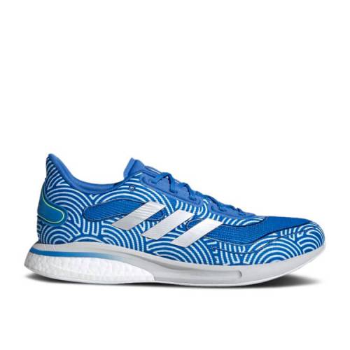 【 ADIDAS HIROCOLEDGE X SUPERNOVA 039 TAKAHASHI HIROKO - TRUE BLUE 039 / TRUE BLUE SILVER METALLIC CLOUD 】 アディダス スーパーノバ ノヴァ 青色 ブルー 銀色 シルバー スニーカー メンズ