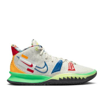 ナイキ NIKE カイリー 白色 ホワイト 緑 グリーン ゲーム 'VISIONS' ゲームロイヤル 青 ブルー スニーカー メンズ 【 KYRIE GREEN GAME NIKE 7 LIGHT BONE WHITE SPARK 】