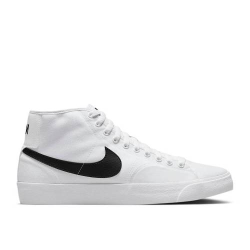 NIKE BLAZER COURT MID SB 'WHITE BLACK' / WHITE WHITE BLACK  ֥쥤  ߥå ...