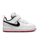 【 NIKE COURT BOROUGH LOW 2 SE TD 'WHITE VERY BERRY' / WHITE VERY BERRY BLACK 】 コ...