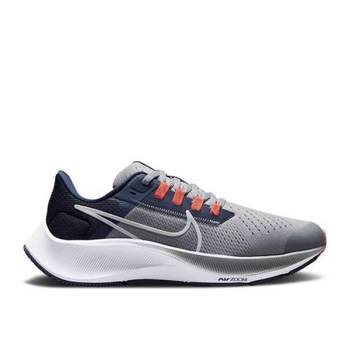 【 NIKE AIR ZOOM PEGASUS 38 GS 'PARTICLE GREY MIDNIGHT NAVY' / PARTICLE GREY MIDNIGHT NAVY 】 ズーム ペガサス 灰色 グレー 紺色 ネイビー ズームペガサス ジュニア キッズ ベビー マタニティ スニーカー ナイキ