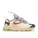 【 NIKE TRAVIS SCOTT X AIR MAX 270 REACT ENG TD 'CACTUS TRAILS' / LIGHT CREAM DARK HAZEL MICA 】 マックス リアクト クリーム トラヴィススコット エアマックス ベビー ナイキ