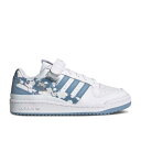 【 ADIDAS WMNS FORUM LOW 'FLORAL - AMBIENT SKY' / CLOUD WHITE AMBIENT SKY LEGEND 】 アディダス フォーラム 白色 ホワイト スカイ レジェンド スニーカー レディース
