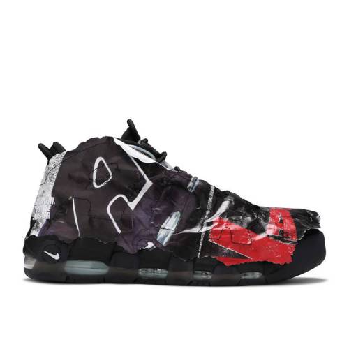 【 NIKE AIR MORE UPTEMPO 039 96 039 MAXIMUM VOLUME 039 / BLACK CHILE RED GLACIER BLUE 】 アップテンポ 黒色 ブラック 赤 レッド 青色 ブルー エアモアアップテンポ モアテン スニーカー メンズ ナイキ