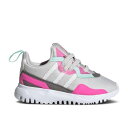 アディダス ADIDAS アディダス 灰色 グレー 白色 ホワイト ピンク 'GREY PINK' ベビー 【 PINK ADIDAS FLEX INFANT SCREAMING GREY ONE CLOUD WHITE 】