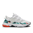 y ADIDAS WMNS OZWEEGO 'TROPICAL PRINT' / CLOUD WHITE CLOUD WHITE CORE z AfB_X F zCg RA Xj[J[ fB[X