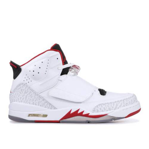 【 AIR JORDAN AIR JORDAN SON OF MARS 039 FIRE RED 039 / WHITE GYM RED BLACK PURE 】 ナイキ 白色 ホワイト 赤 レッド 黒色 ブラック ピュア エアジョーダン スニーカー メンズ