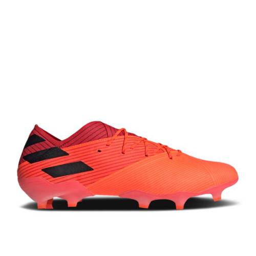 【 ADIDAS NEMEZIZ 19.1 FG SIGNAL ORANGE / SIGNAL CORAL CORE BLACK GLORY 】 アディダス ネメシス コア 黒色 ブラック スニーカー メンズ