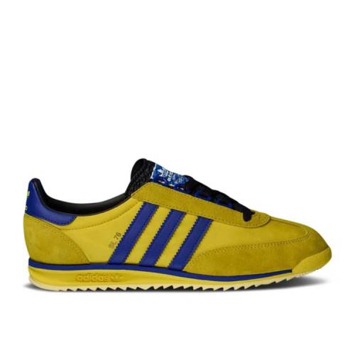 【 ADIDAS SL 76 039 YELLOW ROYAL BLUE 039 SIZE EXCLUSIVE / YELLOW ROYAL BLUE CORE BLACK 】 アディダス 黄色 イエロー 青色 ブルー コア 黒色 ブラック スニーカー メンズ