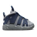 【 NIKE AIR MORE UPTEMPO TD 039 GEORGETOWN HOYAS 039 / COOL GREY WHITE MIDNIGHT NAVY 】 アップテンポ クール 灰色 グレー 白色 ホワイト 紺色 ネイビー エアモアアップテンポ モアテン 039 ジョージタウン ホヤス 039 ベビ