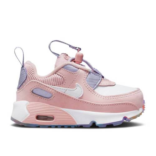 【 NIKE AIR MAX 90 TOGGLE SE TD 'PINK GLAZE' / PINK GLAZE PURPLE DAWN WHITE 】 マックス ピンク 紫 パープル 白色 ホワイト エアマックス ベビー ナイキ