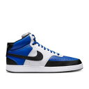 【 NIKE COURT VISION MID 'GAME ROYAL' / GAME ROYAL WHITE BLACK 】 コート ミッド ゲーム 白色 ホワイト 黒色 ブラック 'ゲームロイヤル 青 ブルー' ゲームロイヤル ブルー スニーカー メンズ ナイキ