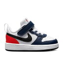 【 NIKE COURT BOROUGH LOW 2 TD 'USA' / WHITE WHITE MIDNIGHT NAVY BLACK 】 コート 白色 ホ...