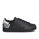 【 ADIDAS SUPERSTAR C 'VARSITY PACK - BLACK WHITE' / CORE BLACK CORE BLACK CLOUD WHITE 】 アディダス スーパースター 黒色 ブラック コア 白色 ホワイト ジュニア キッズ ベビー マタニティ スニーカー