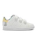 【 ADIDAS KEVIN LYONS X STAN SMITH I 'PLAYFUL ARTWORK' / CLOUD WHITE CLOUD WHITE CLEAR 】 アディダス ケビン 白色 ホワイト スタンスミス ベビー