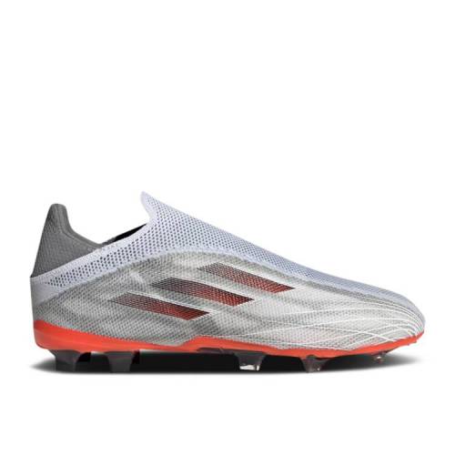 【 ADIDAS X SPEEDFLOW+ FG J 'WHITE SOLAR RED' / CLOUD WHITE IRON METALLIC SOLAR 】 アディダス 白色 ホワイト ジュニア キッズ ベビー マタニティ スニーカー