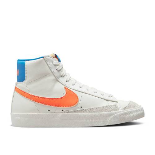 【 NIKE WMNS BLAZER MID '77 'SAIL TOTAL ORANGE' / SAIL LIGHT PHOTO BLUE GUM 】 ブレイザー ミッド 青色 ブルー スニーカー レディース ナイキ