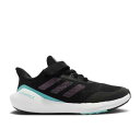 【 ADIDAS EQ21 RUN J 'BLACK PULSE AQUA' / CORE BLACK SHOCK PINK PULSE AQUA 】 アディダス ラン コア 黒色 ブラック ショック ピンク アクア ジュニア キッズ ベビー マタニティ スニーカー