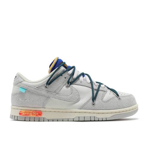 y NIKE OFF-WHITE X DUNK LOW 'LOT 16 OF 50' / SAIL NEUTRAL GREY NIGHTSHADE z ItzCg _N DF O[ _N[ Xj[J[ Y iCL