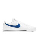 【 NIKE COURT LEGACY 'WHITE GAME ROYAL' / WHITE BLACK GAME ROYAL 】 コート レガシー ゲーム 白色 ホワイト 黒色 ブラック ゲームロイヤル 青 ブルー' ブルー スニーカー メンズ ナイキ