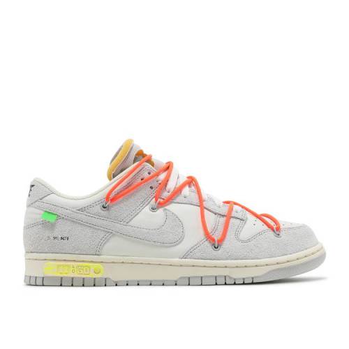 y NIKE OFF-WHITE X DUNK LOW 'LOT 11 OF 50' / SAIL NEUTRAL GREY z ItzCg _N DF O[ _N[ Xj[J[ Y iCL