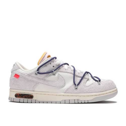 y NIKE OFF-WHITE X DUNK LOW 'LOT 18 OF 50' / SAIL NEUTRAL GREY z ItzCg _N DF O[ _N[ Xj[J[ Y iCL