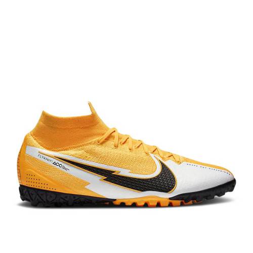 ナイキ NIKE エリート ターフ レーザー 橙 オレンジ 白色 ホワイト 黒色 ブラック 'LASER ORANGE' スニーカー メンズ 【 LASER ORANGE NIKE MERCURIAL SUPERFLY 7 ELITE TURF WHITE BLACK 】