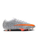 【 NIKE CR7 X MERCURIAL VAPOR 13 ELITE FG 039 SAFARI 039 / WHITE BLACK TOTAL ORANGE 】 サーティーン エリート 白色 ホワイト 黒色 ブラック 橙 オレンジ スニーカー メンズ ナイキ