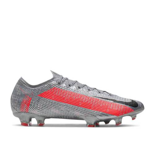 y NIKE MERCURIAL VAPOR 13 ELITE FG 'METALLIC GREY CRIMSON' / METALLIC BOMBER GREY PARTICLE z T[eB[ G[g DF O[ Xj[J[ Y iCL