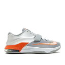 【 NIKE KD 7 'WILD WEST' / METALLIC SILVER URBAN ORANGE 】 銀色 シルバー 橙 オレンジ スニーカー メン...