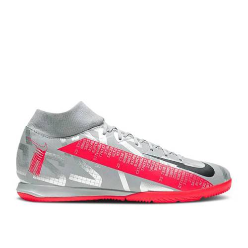 ナイキ NIKE アカデミー 灰色 グレー レーザー クリムゾン 黒色 ブラック 'METALLIC CRIMSON' スニーカー メンズ 【 LASER NIKE MERCURIAL SUPERFLY 7 ACADEMY IC GREY METALLIC BOMBER PARTICLE CRIMSON BLACK 】