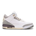 【 AIR JORDAN A MA MANIéRE X WMNS AIR JORDAN 3 RETRO SP 'RAISED BY WOMEN' / WHITE MEDIUM GREY VIOLET ORE 】 ナイキ 白色 ホワイト 灰色 グレー 紫 バイオレット エアジョーダン スニーカー レディース