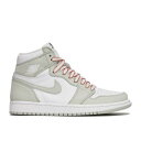 【 AIR JORDAN WMNS AIR JORDAN 1 RETRO HIGH OG 'SEAFOAM' / SEAFOAM HEALING ORANGE WHITE 】 ナイキ ハイ 橙 オレンジ 白色 ホワイト エアジョーダン スニーカー レディース