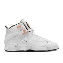 【 AIR JORDAN JORDAN 6 RINGS GS 'ARCTIC ORANGE' / WHITE ANTHRACITE ARCTIC ORANGE 】 ナイキ リング 白色 ホワイト 橙 オレンジ エアジョーダン ジュニア キッズ ベビー マタニティ スニーカー