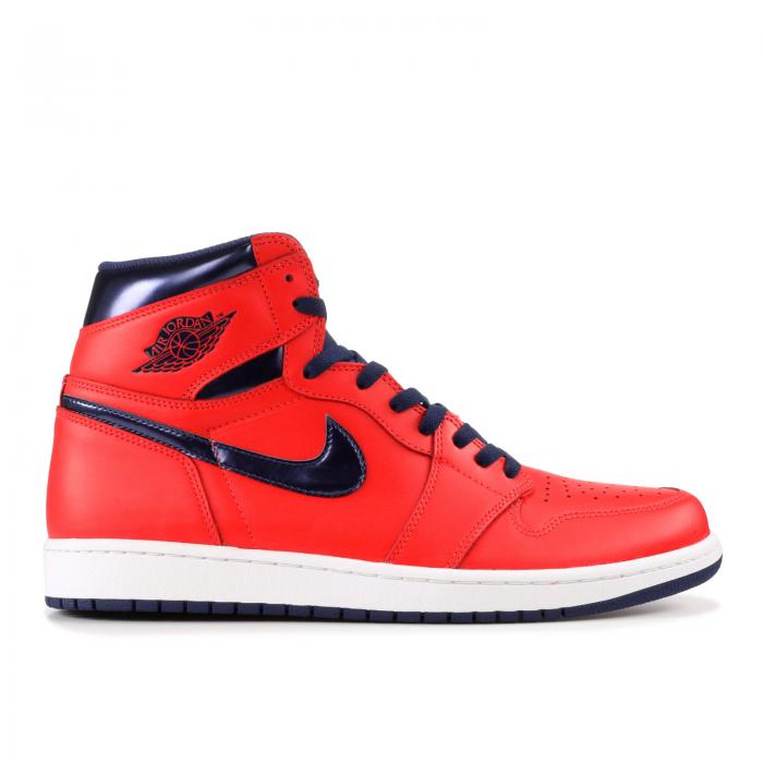 【 AIR JORDAN AIR JORDAN 1 RETRO HIGH OG 'DAVID LETTERMAN' / LT CRMSN MID NVY UNVRSTY BL WH 】 ナイキ ハイ ミッド エアジョーダン スニーカー メンズ