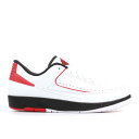 【 AIR JORDAN AIR JORDAN 2 RETRO LOW 'CHICAGO' 2016 / WHITE VARSITY RED BLACK 】 ナイキ 白色 ホワイト 赤 レッド 黒色 ブラック エアジョーダン スニーカー メンズ