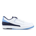 【 AIR JORDAN AIR JORDAN 2 RETRO LOW 'MIDNIGHT NAVY' / WHITE UNVRSTY BL MID NVY INFRR 】 ナイキ 白色 ホワイト ミッド エアジョーダン スニーカー メンズ