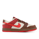 【 NIKE WMNS DUNK LOW / BIRCH ATOMIC RED LIGHT 】 ダンク 赤 レッド ダンクロー スニーカー レディース ナイキ