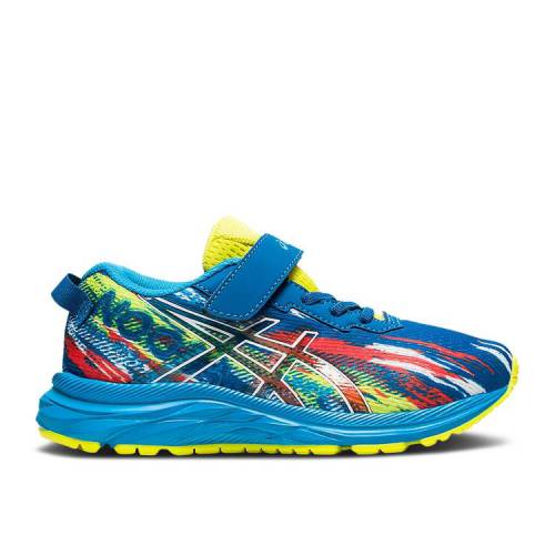 アシックス ASICS サーティーン 青色 ブルー 'COLOR YUZU' ジュニア キッズ 【 13 ASICS GEL NOOSA TRI PS INJECTION PACK REBORN BLUE SOUR YUZU 】