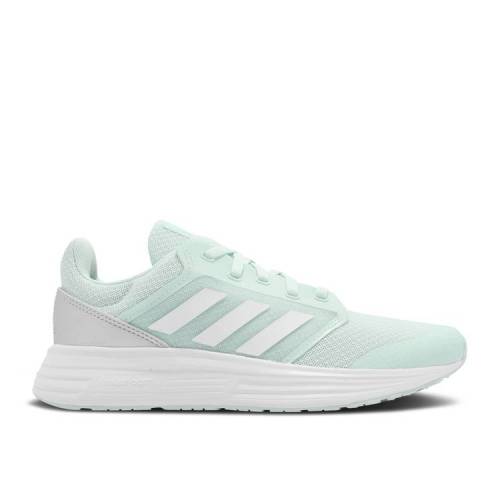 アディダス ADIDAS アディダス ギャラクシー 白色 ホワイト 銀色 シルバー 'HALO MINT' スニーカー レディース 【 SILVER ADIDAS WMNS GALAXY 5 HALO MINT CLOUD WHITE METALLIC 】