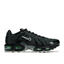 【 NIKE AIR MAX PLUS QS GS 'CROCODILE' / BLACK BLACK WHITE WHITE 】 マックス 黒色 ブラック 白色 ホワイト エアマックスプラス ジュニア キッズ ベビー マタニティ スニーカー ナイキ