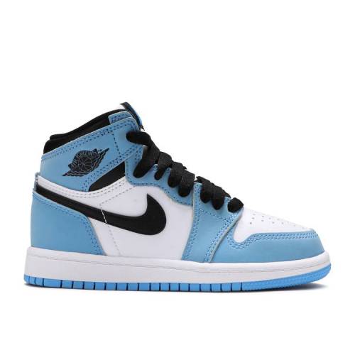 楽天スニケス【 AIR JORDAN AIR JORDAN 1 RETRO HIGH OG PS 'UNIVERSITY BLUE' / WHITE UNIVERSITY BLUE BLACK 】 ナイキ ハイ 白色 ホワイト 青色 ブルー 黒色 ブラック エアジョーダン ジュニア キッズ ベビー マタニティ スニーカ