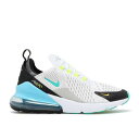 【 NIKE AIR MAX 270 GS 'WHITE HYPER JADE' / WHITE BLACK LIGHT GRAPHITE HYPER 】 マックス 白色 ホワイト 黒色 ブラック エアマックス ジュニア キッズ ベビー マタニティ スニーカー ナイキ(4)